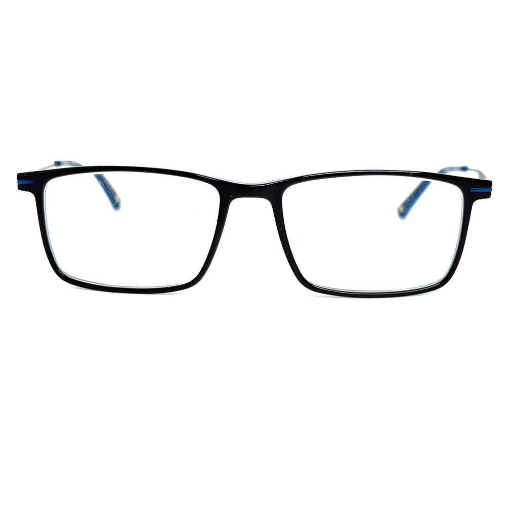 Bulova Eyeglasses, Frames Only, Boulder Black/Blue, 54-17-140, Plastic H19964